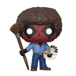 Mini Deadpool as Bob Ross Toy